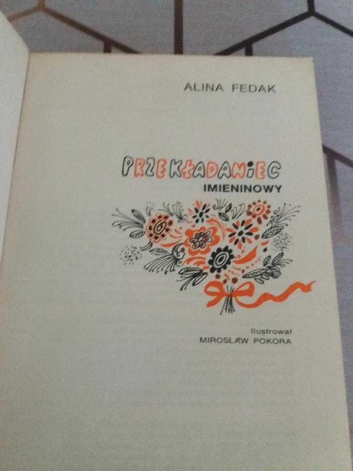 książka Przekładaniec Imieninowy -Alina Fedak