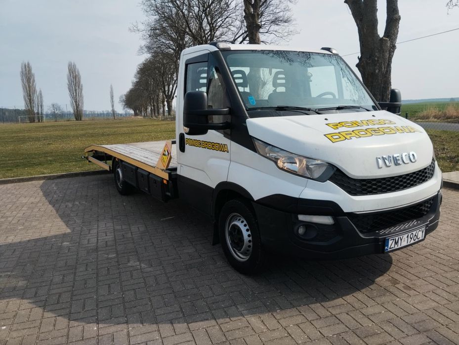 Wynajem autolaweta. Iveco 3500kg na haku