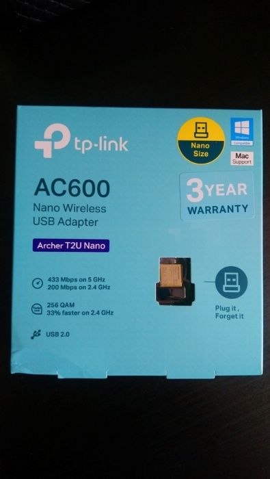 TP-Link AC600 Dual Band Wireless USB Archer T2U Nano