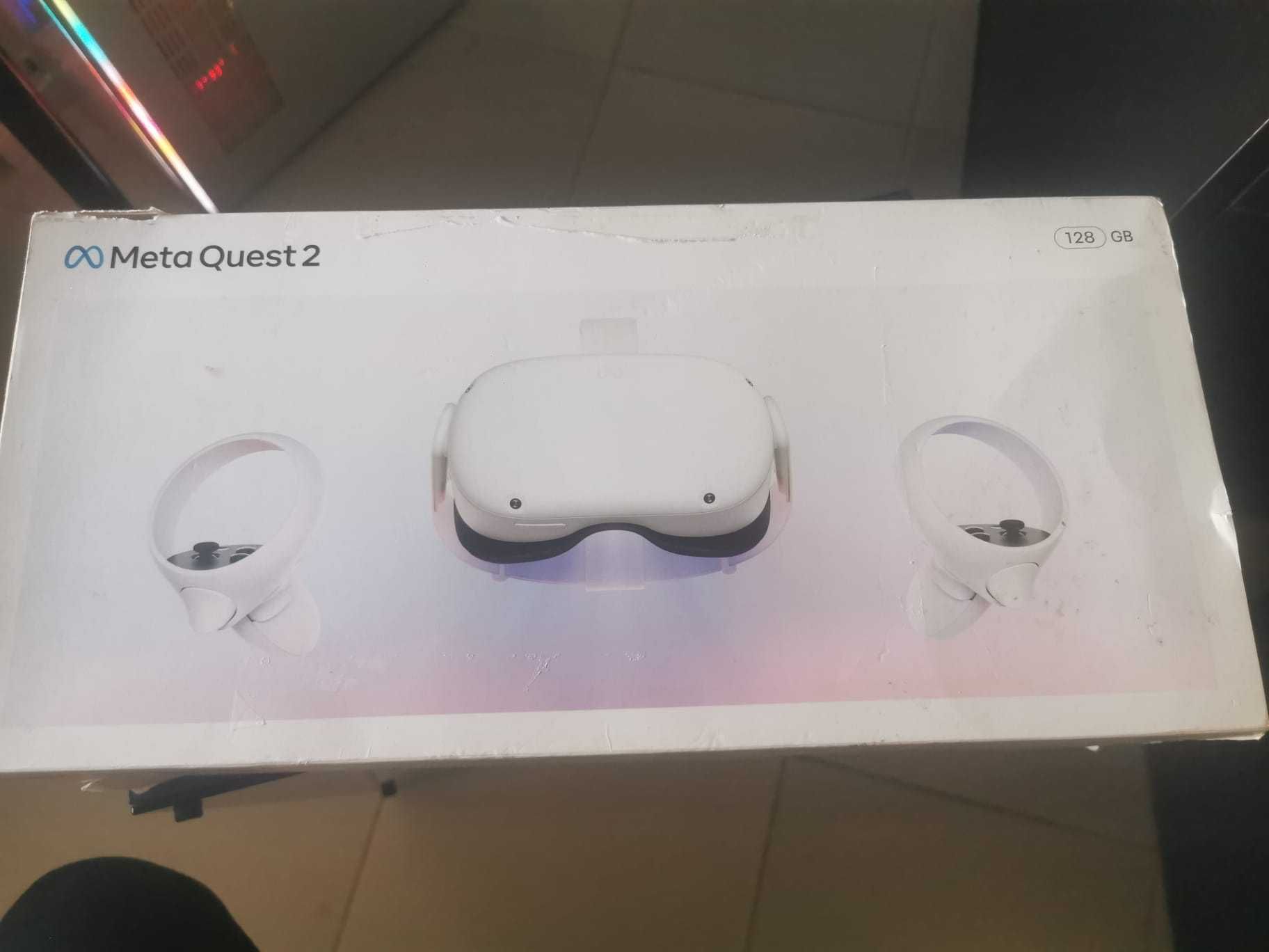 Oculus Meta Quest 2 - 128GB + elite strap + base carregamento