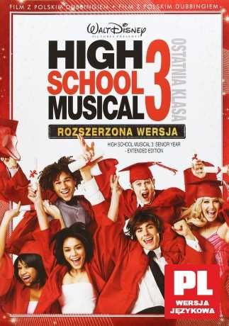 PC DVD-ROM + Film /Dubbing PL/ HSM 3 Senior Years  2008 Disney