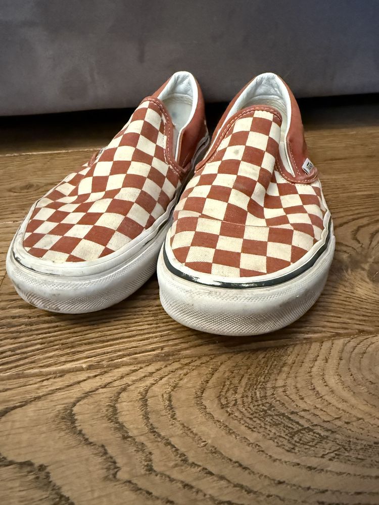 Vans old skool, trampki czerwona kratka, rozmiar 37