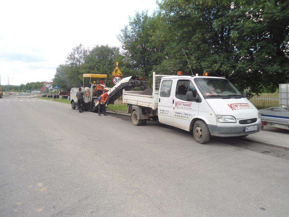 Wyburzenia budynków usługi koparką transport