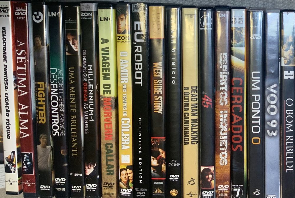 DVDs edições legais com preços variados