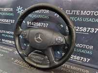 Volante usado pele com airbag MERCEDES CLASS C W204