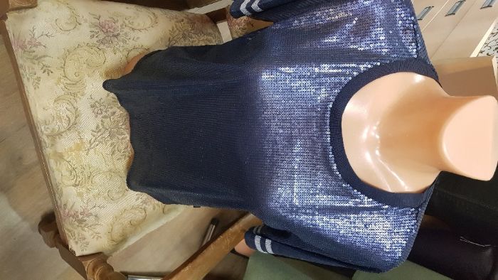 Bluzka bluza koszula cekiny imprezowa do tańczenia Taniec NOWA