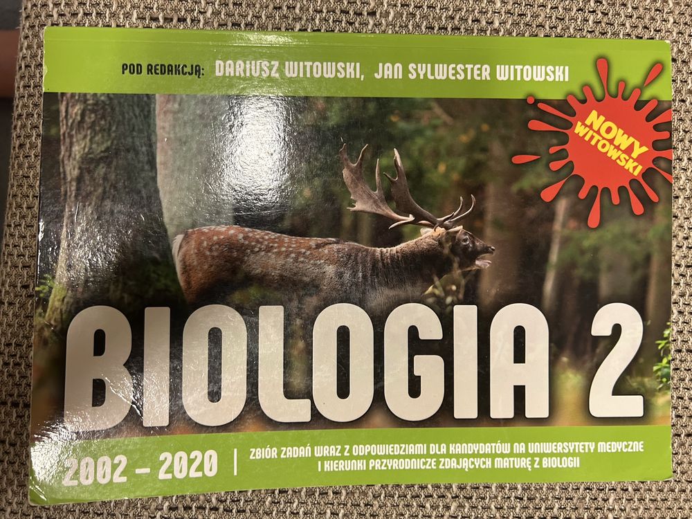 Nowy Witowski, Biologia 1,2,3 (Zadania od 2002 do 2020)