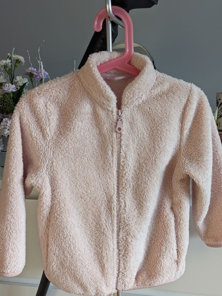 Флисовая пушистая кофта Uniqlo must have 95-105 см
