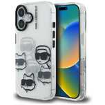 Etui Karl Lagerfeld IML Multi K&C Head   Pattern do iPhone 16
