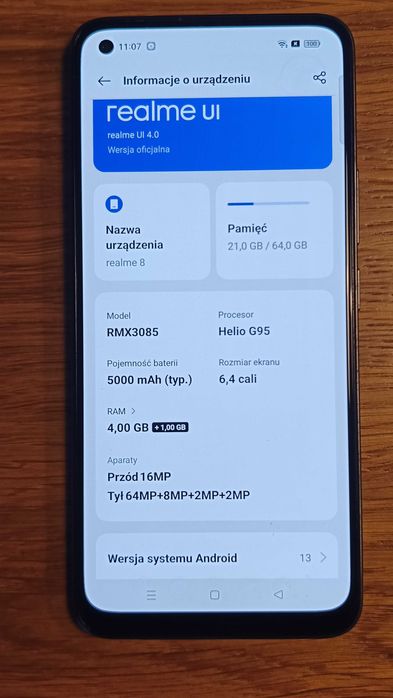 Realme 8 4/64GB, dual SIM