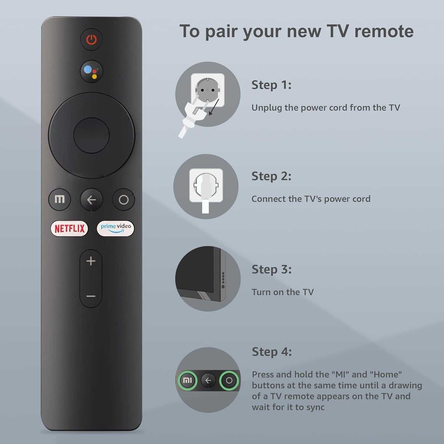 Pilot zastępczy do Xiaomi Mi Stick, Mi Box, Mi TV Bluetooth