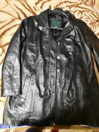 Мужская кожаная куртка курточка кожаный пиджак