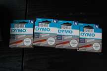 Zestaw 4x Taśma Dymo D1 3/4  Oryginał