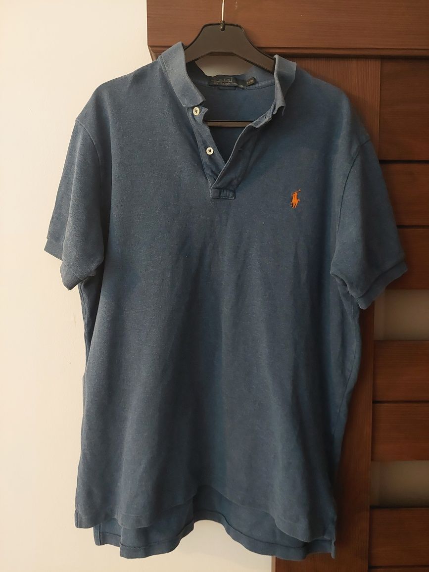 Koszulka z krótkim rękawem Polo by Ralph Lauren męska z kołierzem