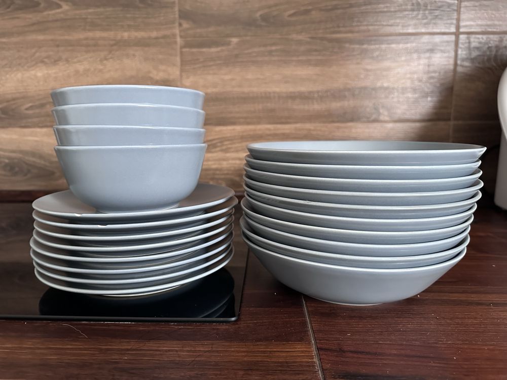 Zestaw z Ikea kolor szary