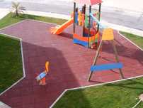 Placas de borracha para parques infantis