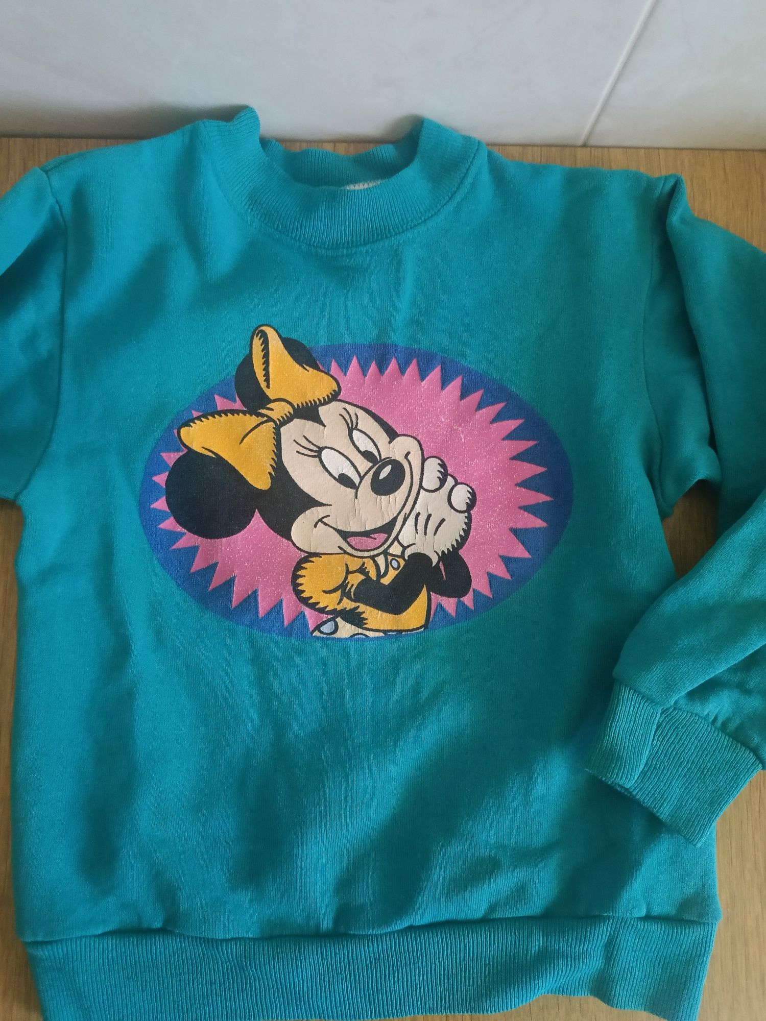 16szt zestaw bluza rajstopy 116 podkoszulek t-shirt podkolanówki Minni