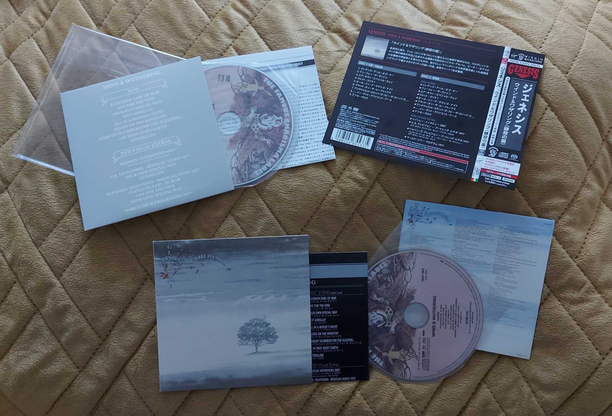 Genesis Wind And Wuthering Japan Deluxe CD SACD DVD