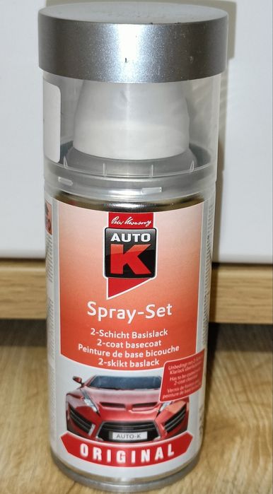Lakier samochodowy w sprayu Auto-K Ford Machine Silver 2QTC - Zestaw 2