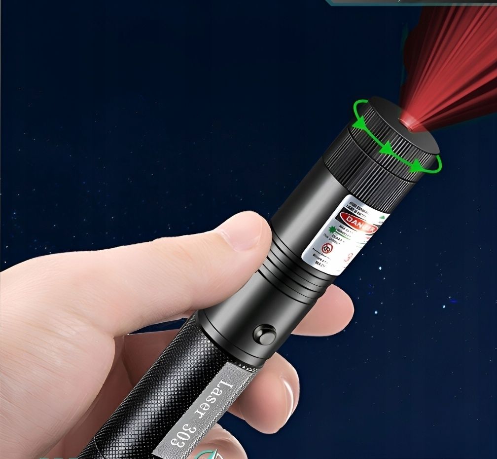 Wskaźnik LASEROWY LASER czerwony USB MOCNY POINTER duży zasięg