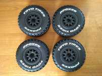 Koła RC do modeli 1:10 SCT Truggy HEX12mm średnic 114mm szer 45mm Nowe