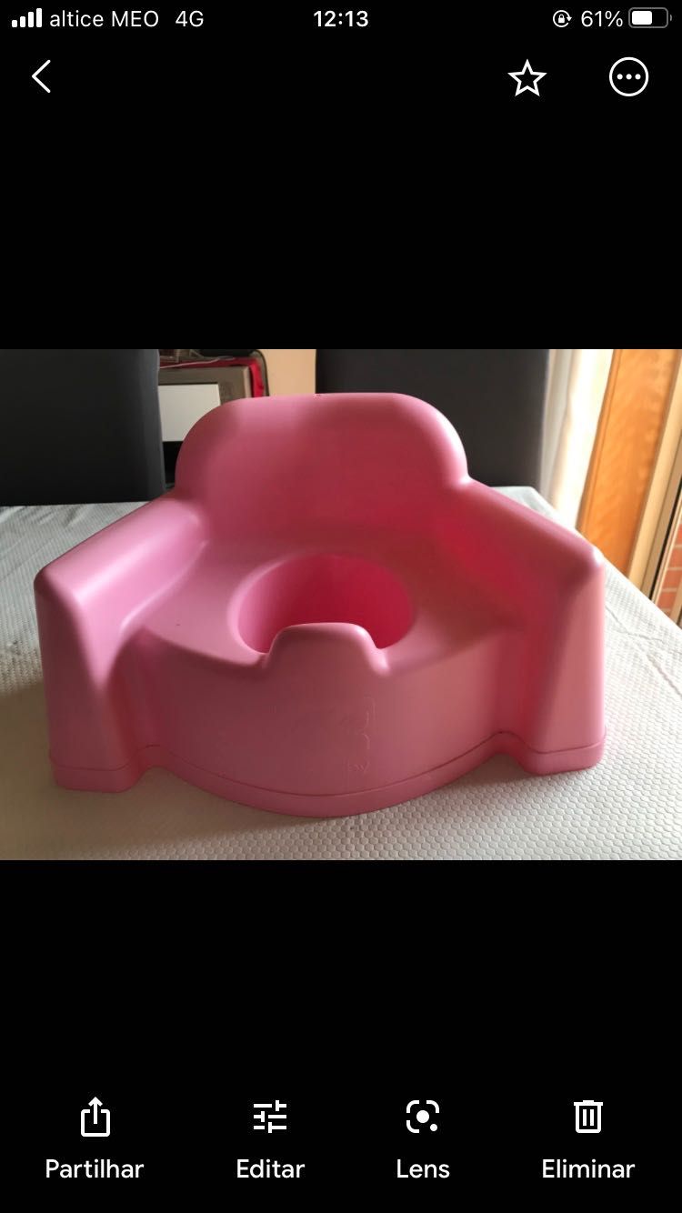 Pote Bacio cadeira cor de rosa