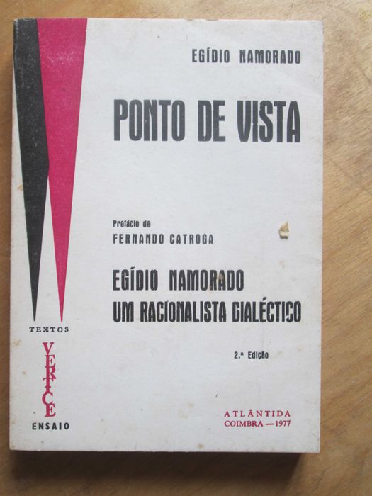 Egídio Namorado um racionalista dialético, pref. Fernando Catroga