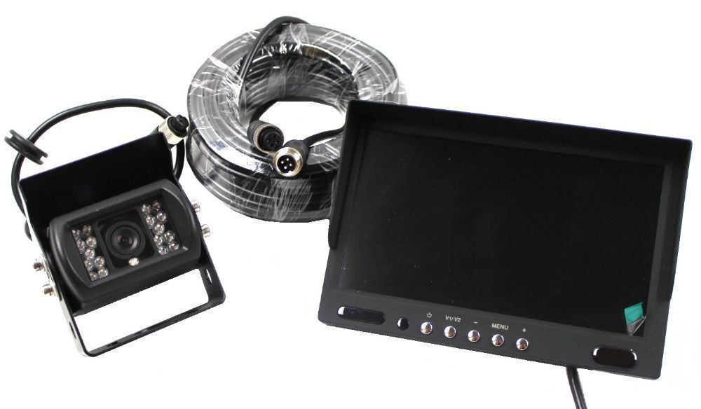 Monitor 7' cali + kamera cofania + kabel 4pin 15m ZESTAW