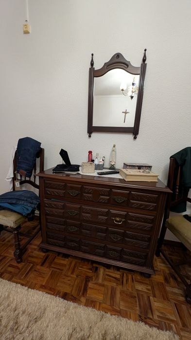 Mobília de quarto completa com colchão