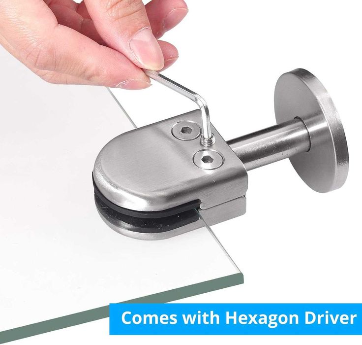 Suporte de vidro - aço inoxidável 304 ajustável braçadeiras para vidro