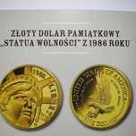 Złote 5 Dolarów Pamiątkowe „STATUA WOLNOŚCI” z 1986 r