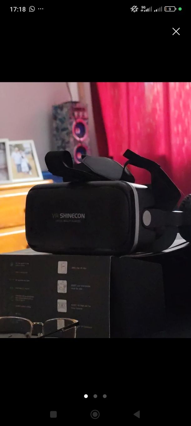 Óculos Realidade Virtual Para Telemóvel