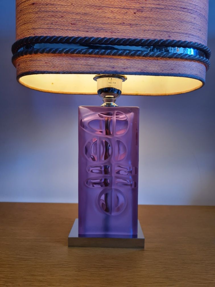 Lampa stołowa Peill&Putzler mid century Hollywood regency lata 70 60