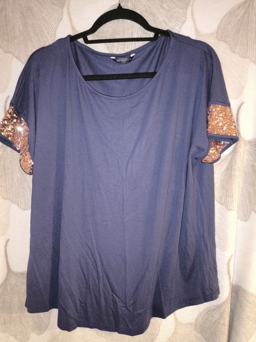 Bluzka Koszulka T-shirt M&S 44 Cekiny