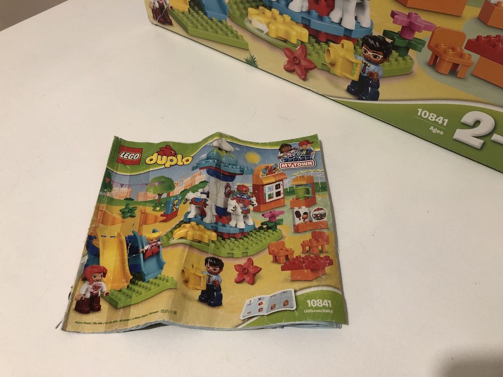 Lego Duplo Wesole Miasteczko kompletne z pudelkiem instrukcja 10841