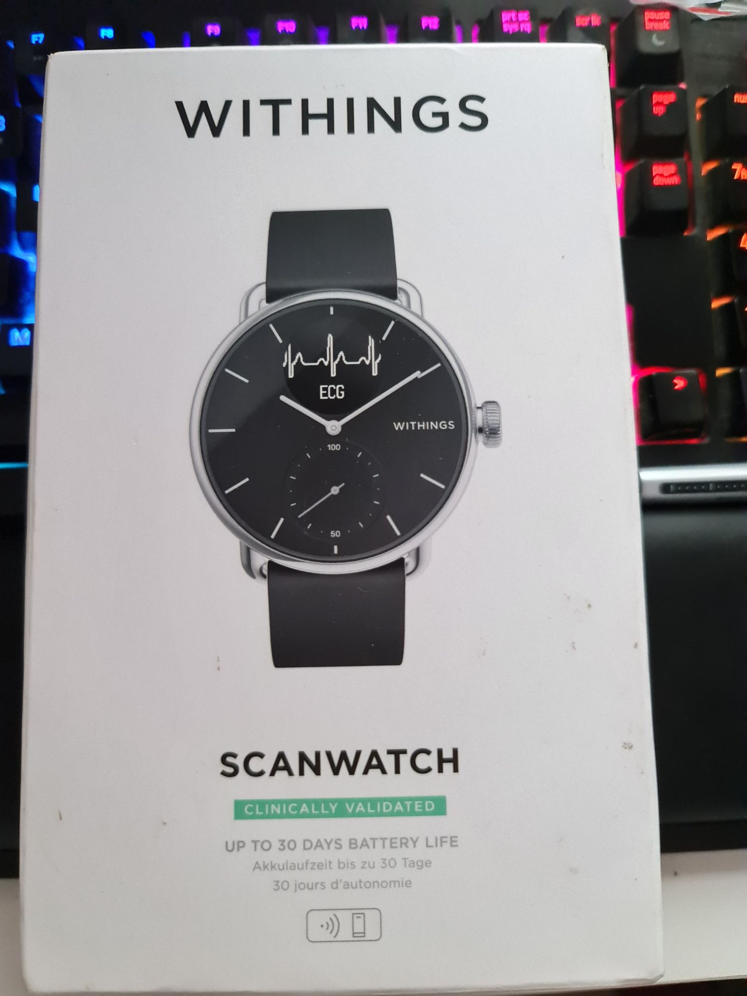 USZKODZONY Smartwatch Withings ScanWatch HWA09