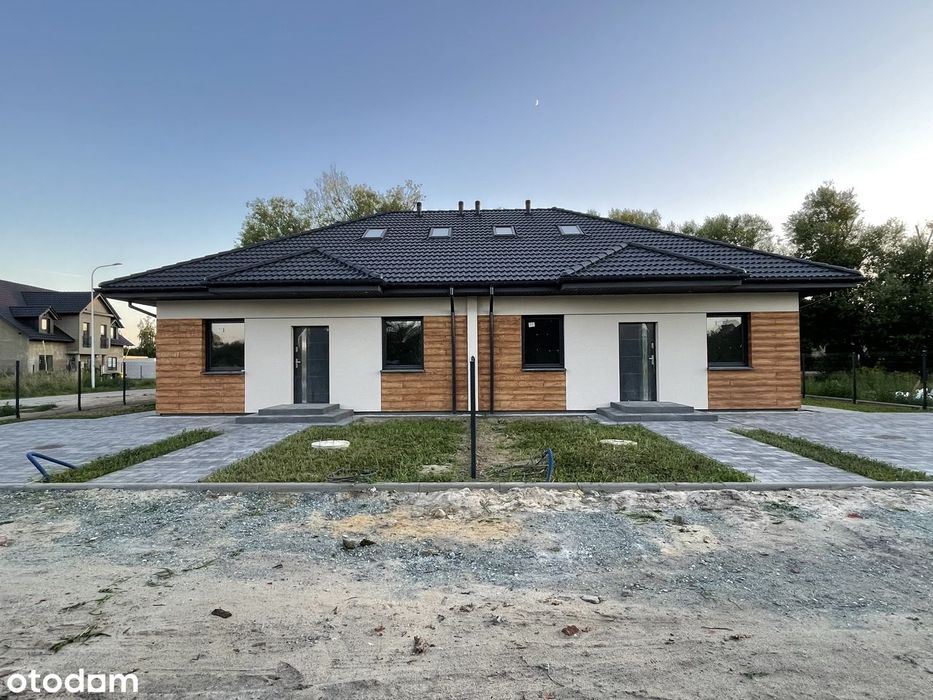 Dom energooszczędny w zabudowie bliźniaczej - WYSOKI STANDARD