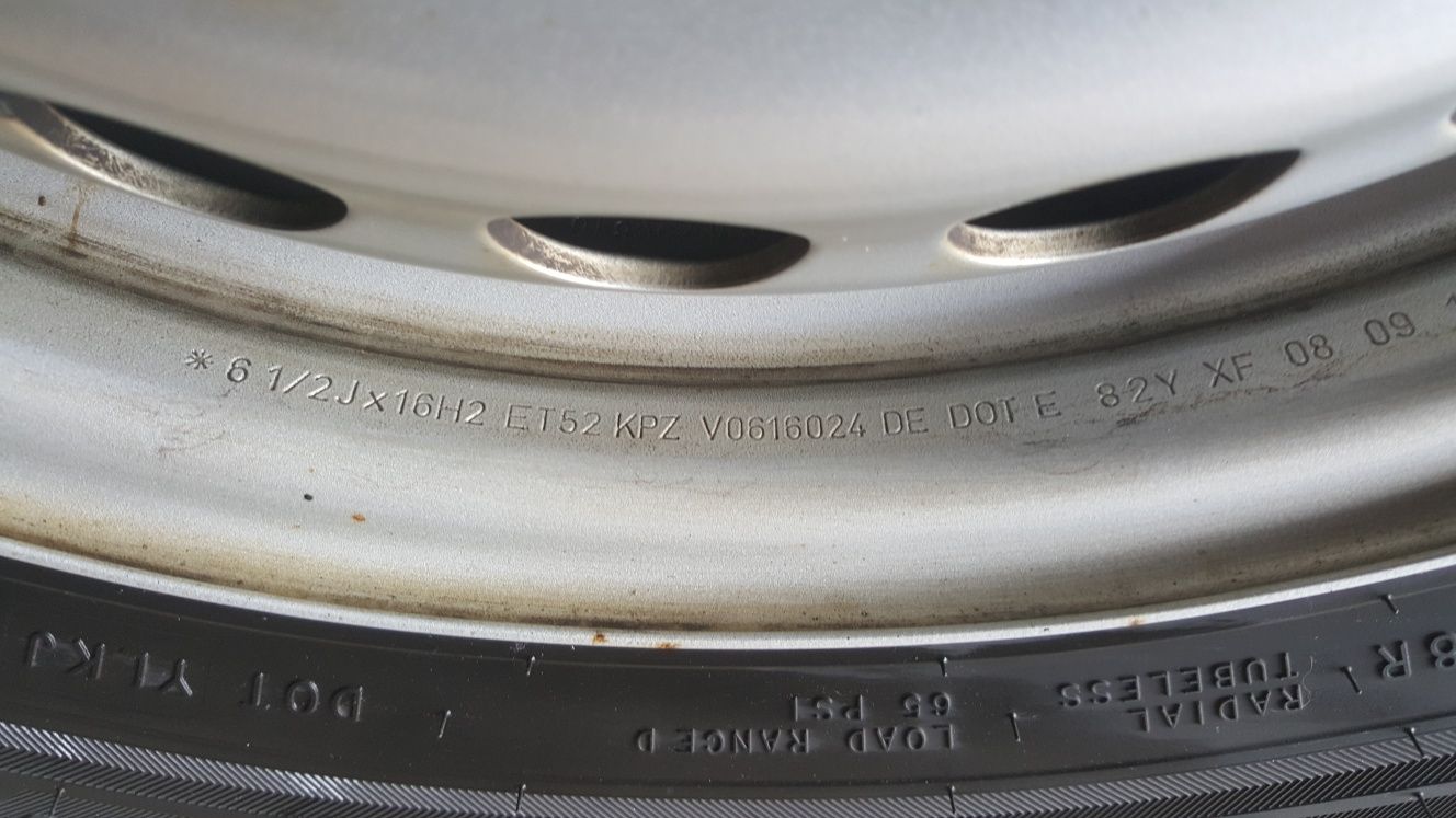 Диски стальные Volkswagen T6 R16 5×120 ET 52 Оригинал
