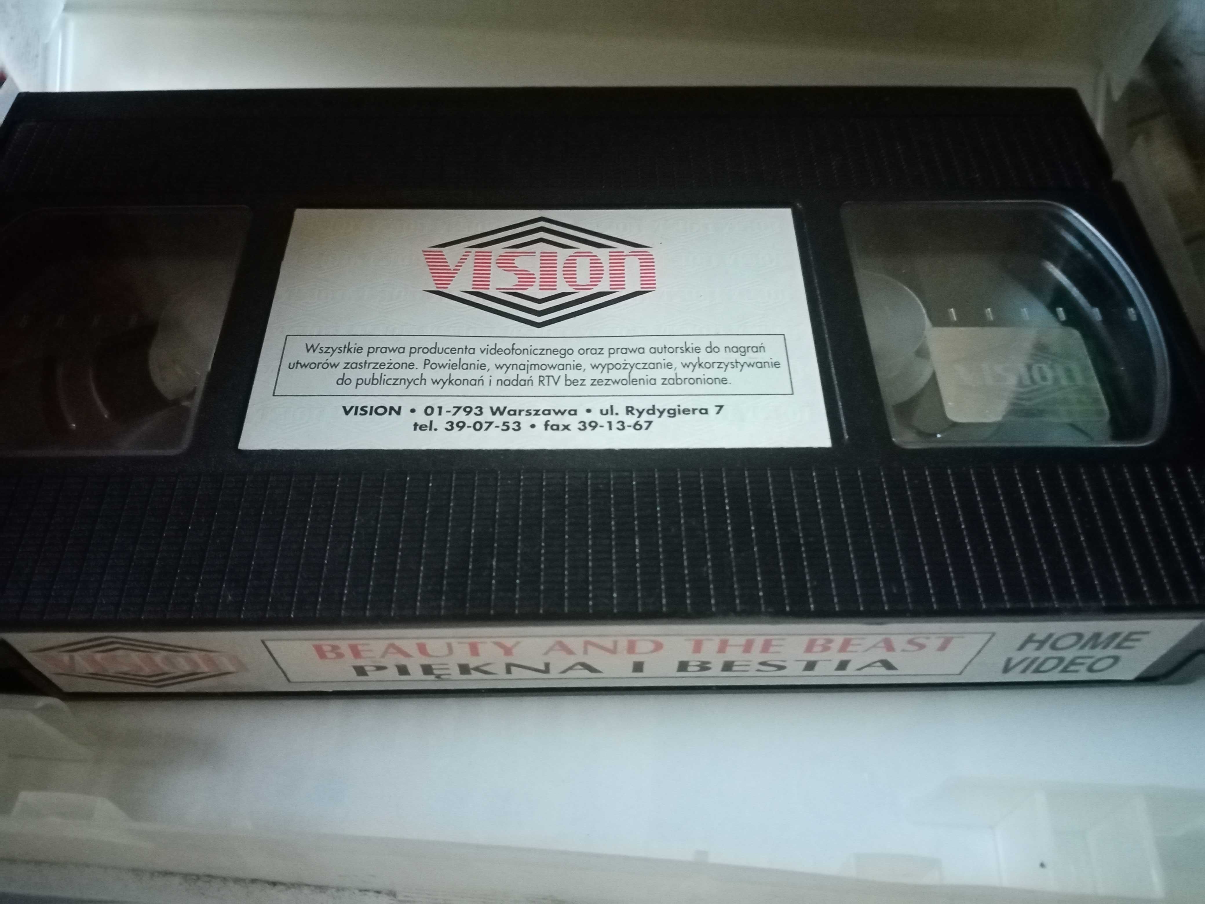 kaseta VHS Piękna i bestia