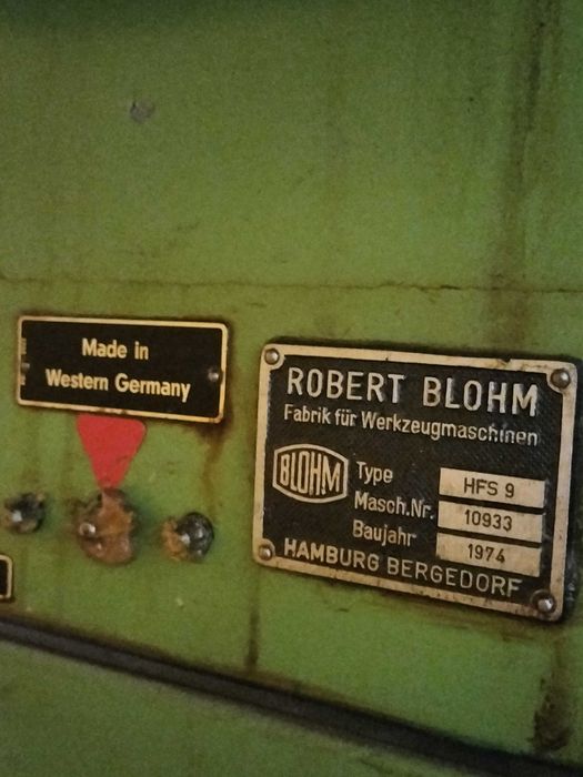 Szlifierka do płaszczyzn Blohm HFS 9