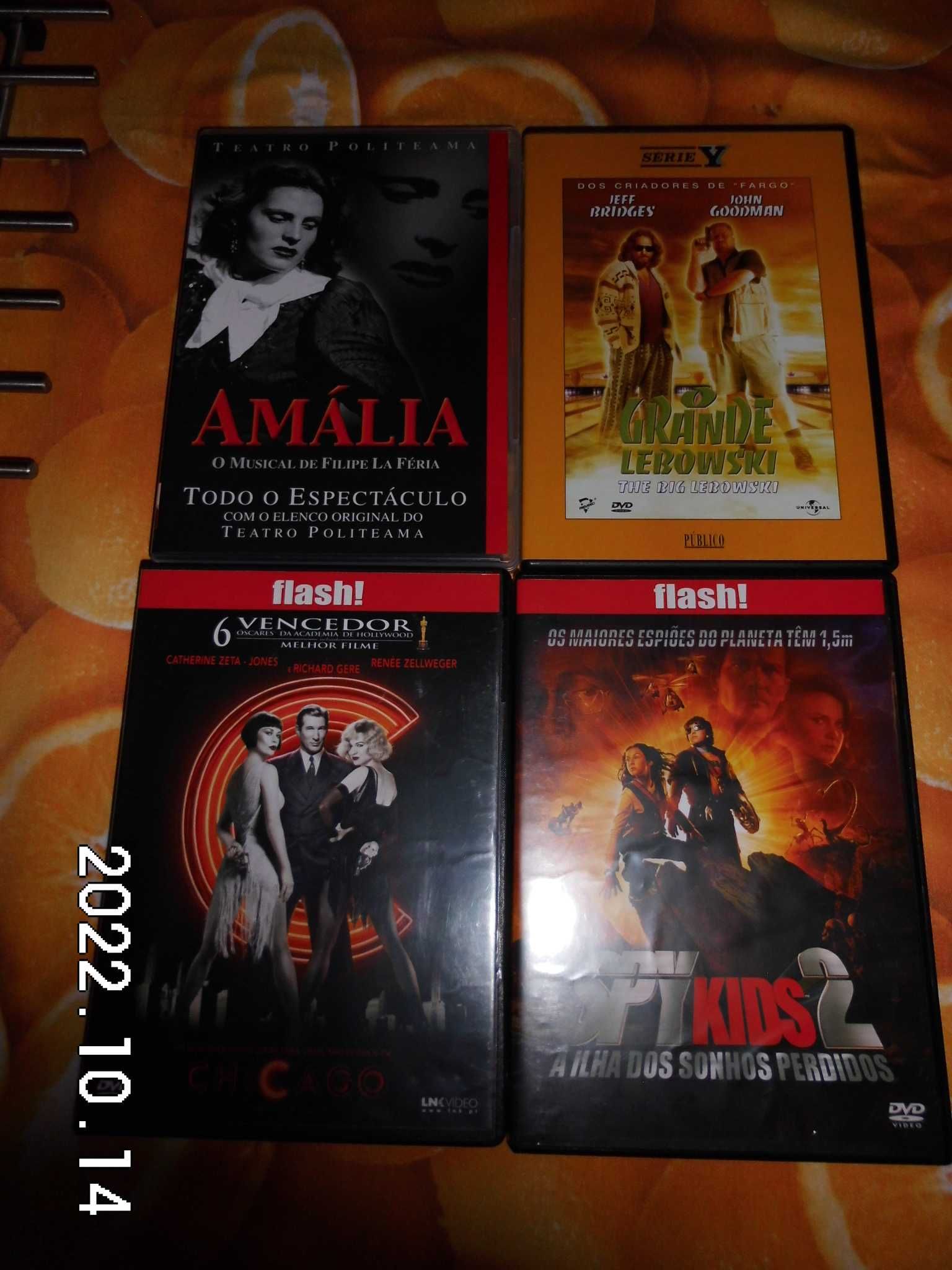 DVDS de música e filmes