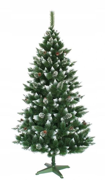 Choinka sztuczna Sosna Szroniona z szyszką 220cm