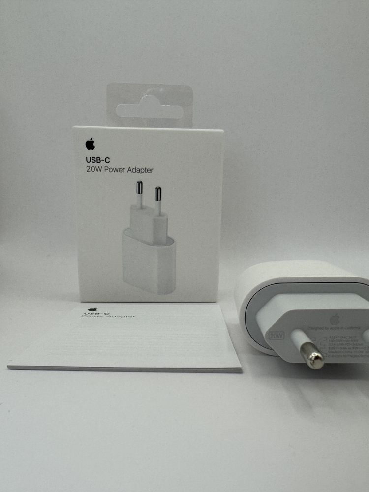 Oryg. Ladowarka 20 W iphone+ Oryg. Kabel USB C - USB C 1 M Iphone 15