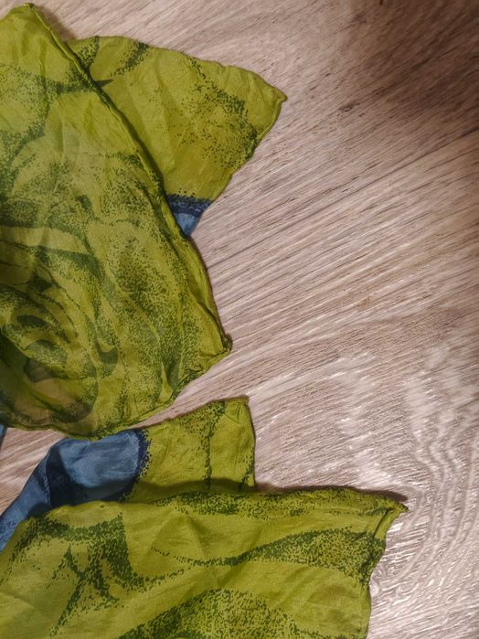 Шёлковый платок тонкий 90x90 см шелк