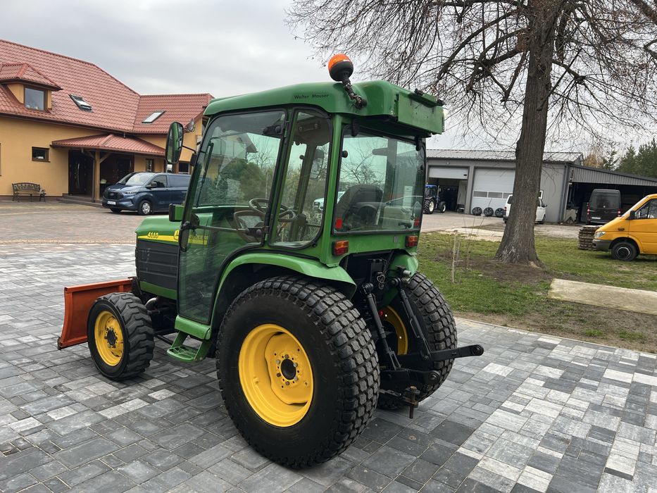 Traktor Ciągnik komuralny ogrodniczy Plug do śniegu John deere 4410