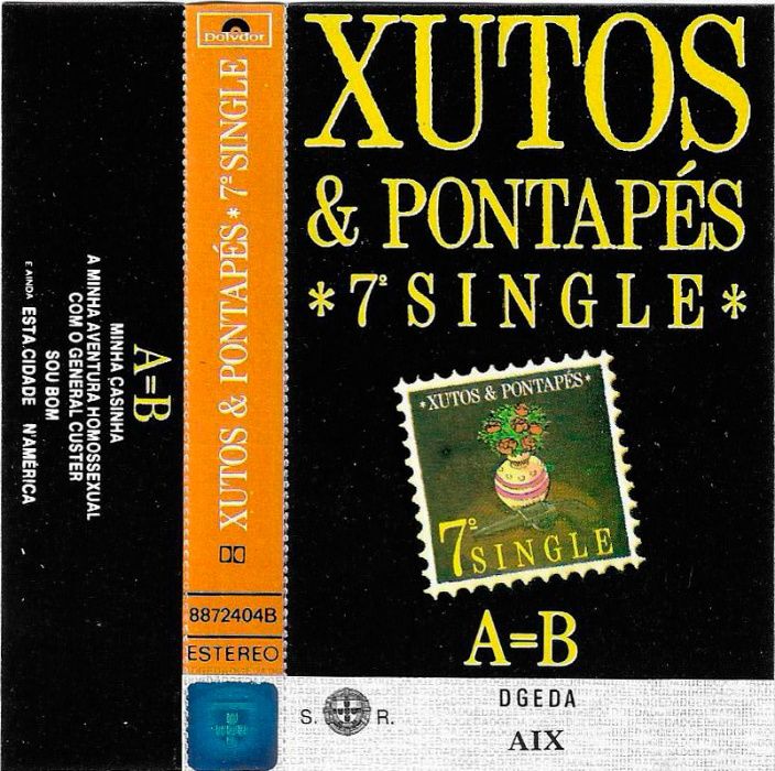 Xutos & Pontapés Raridade Cassete Single Selada