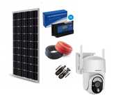 Monitoring budowy zestaw z panelem solarnym do monitoringu bez prądu
