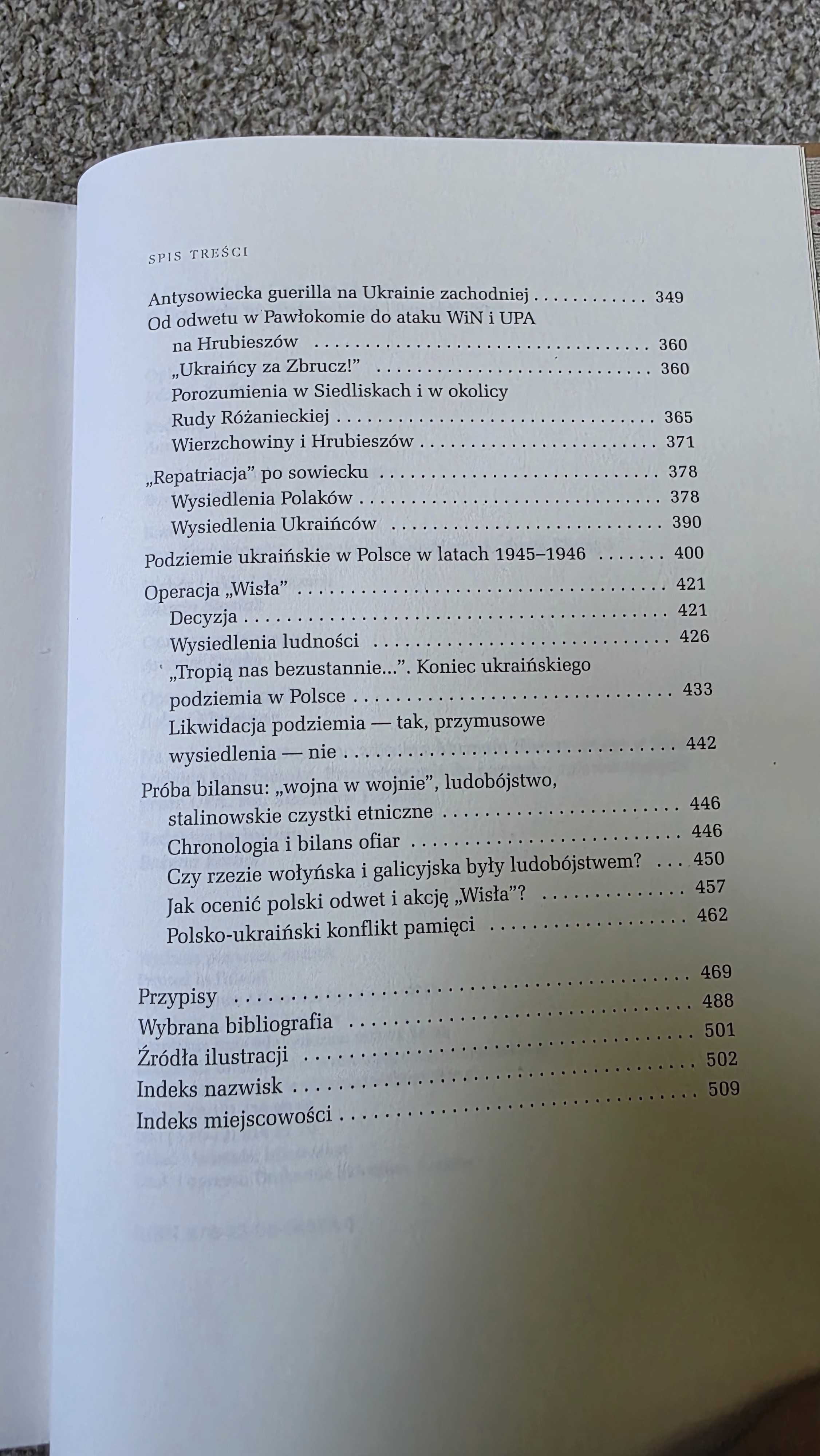 "Od rzezi wołyńskiej do akcji "Wisła"" Grzegorz Motyka