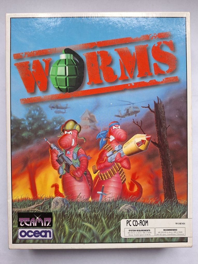 Worms 1 I Pc BIG BOX Bdb Stan!
