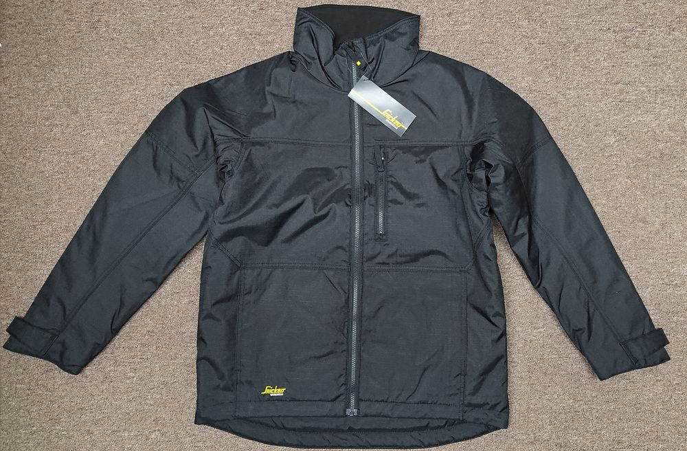 1148 Snickers M zimowa kurtka robocza ripstop  czarna mocna lekka